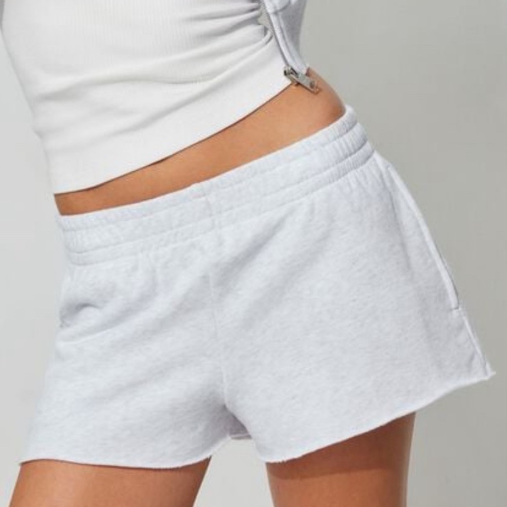 Garage heather grey sweat shorts